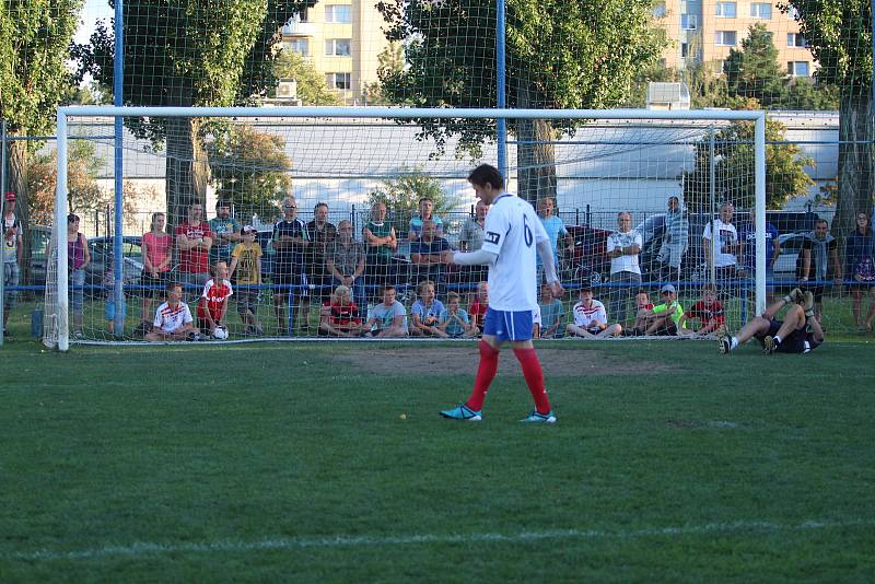 Z utkání Strakonice ČFL - Internacionálové 4:5 (penalty 5:4).