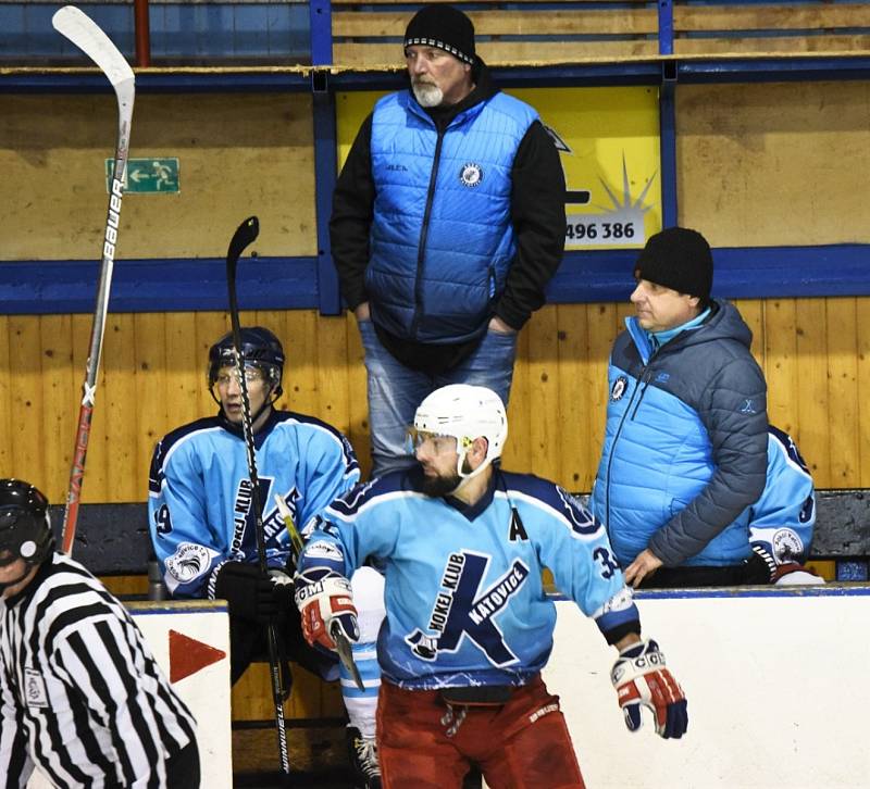 Hokejový OP Strakonicka: Drahonice - Katovice 6:6.