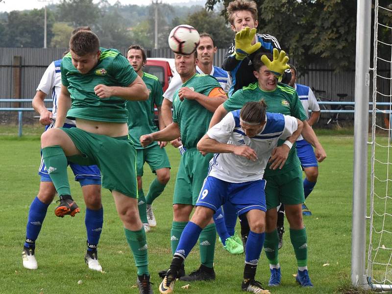 Fotbalová I.A třída: Vodňany - Prachatice 3:3. Foto: Jan Škrle