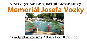 Plavecké závody ve Volyni.