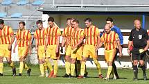 Fotbalový krajský přebor: Junior Strakonice - Třeboň 2:1.