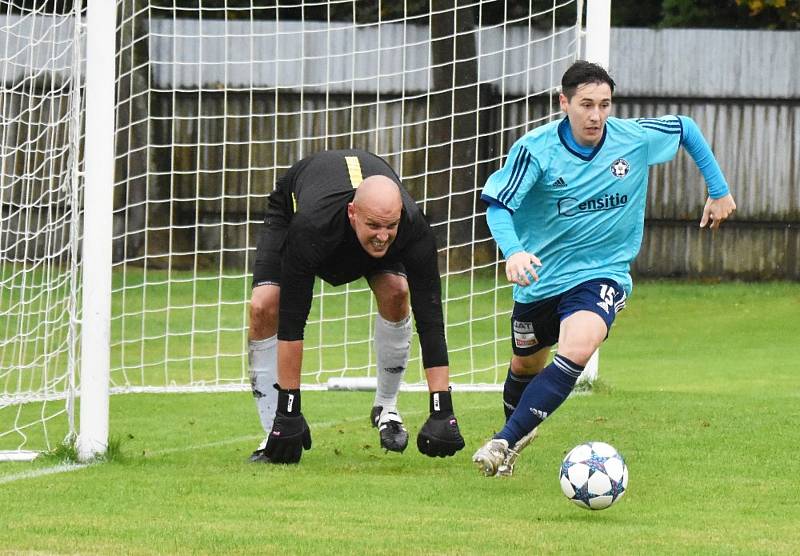 Fotbalová Fortuna divize: Katovice - Hořovice 2:0.