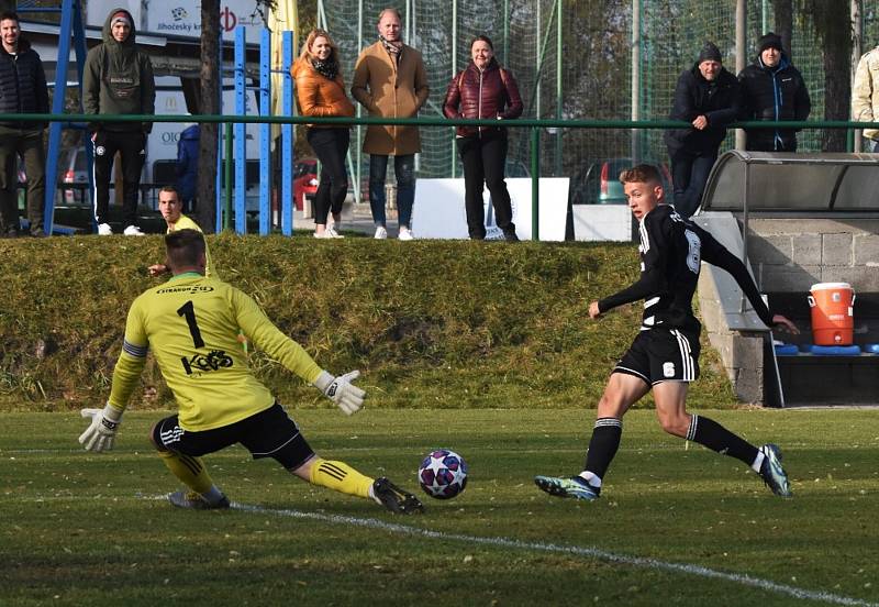 Fortuna Divize: Dynamo České Budějovice B - Otava Katovice 2:2 (0:1).