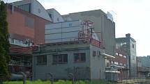 Objekt strakonické mlékárny v dubnu 2009, rok před uzavřením provozu.