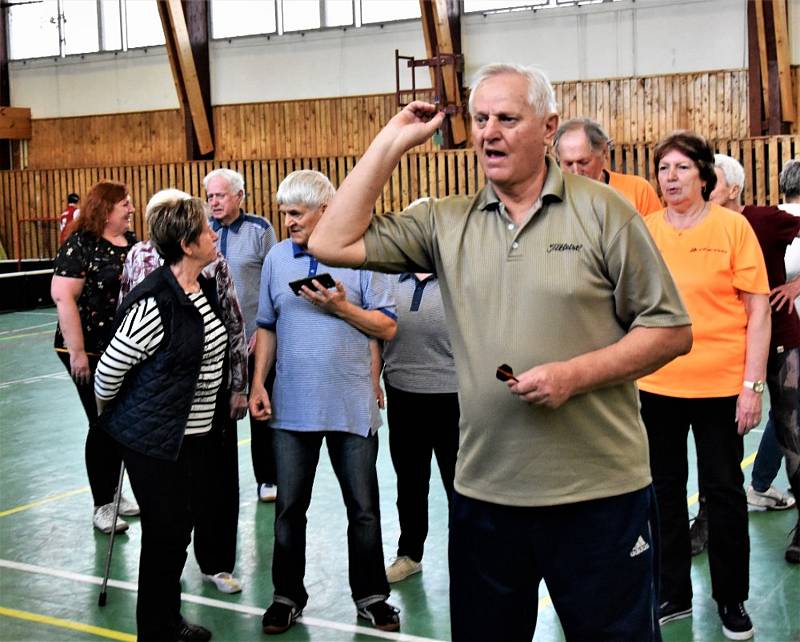 Za pořadatelství OS ČUS Strakonice se konaly další Sportovní hry seniorů. Ilustrační foto.