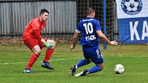 Fotbalová divize: Otava Katovice - Spartak Soběslav 1:0 (1:0).