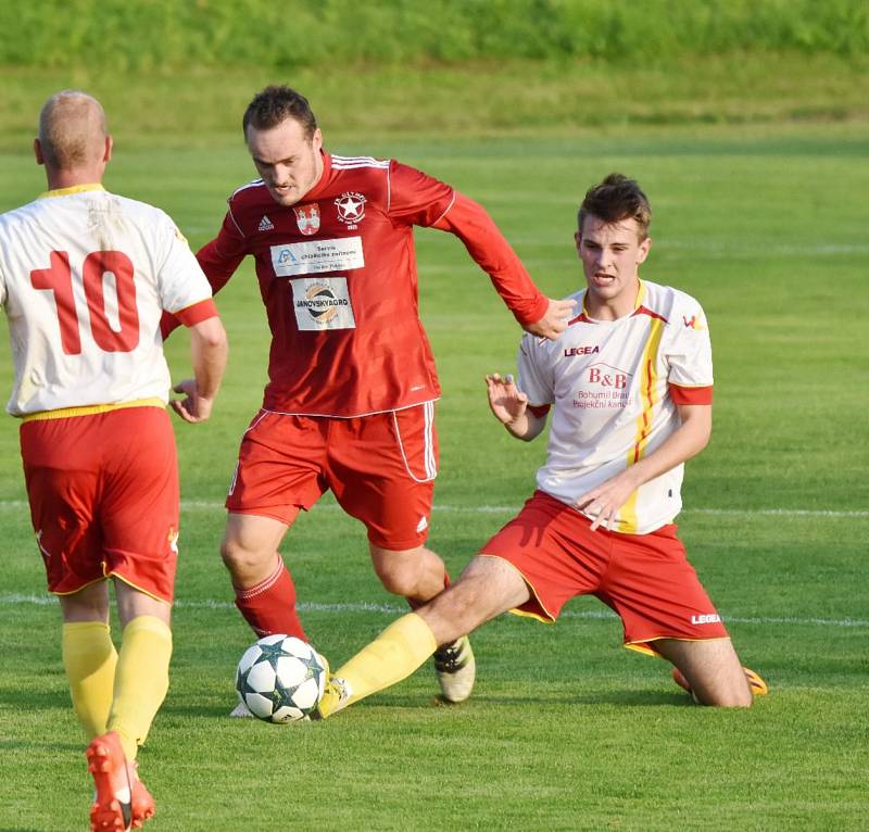 Fotbalisté Junioru Strakonice prohráli v Týně 1:2.