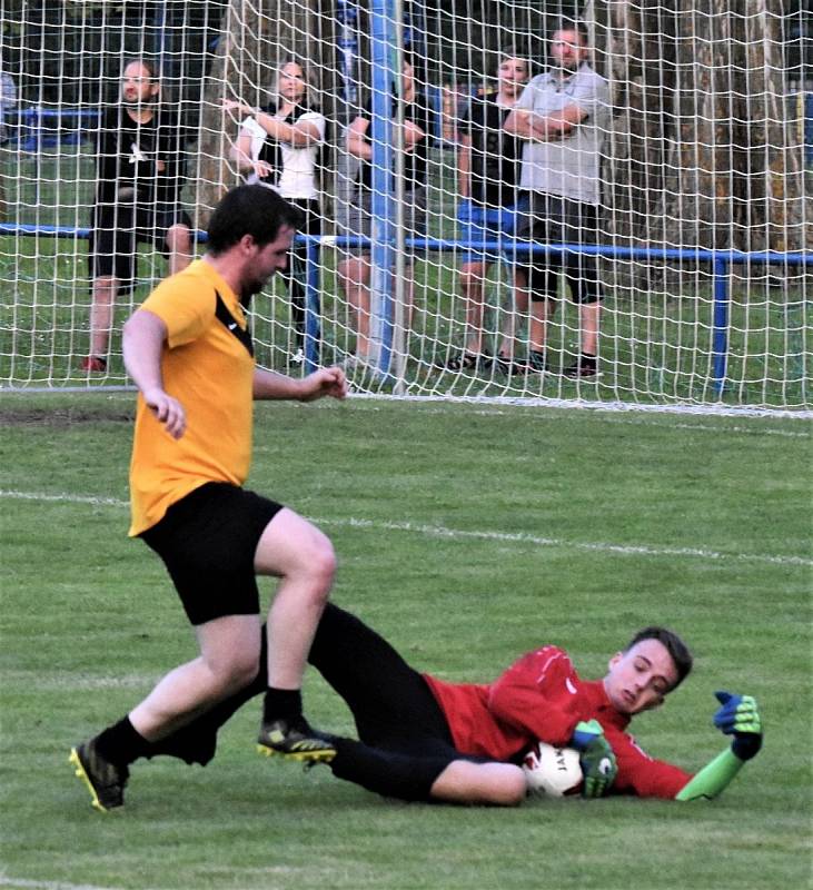 Přípravný fotbal: Junior Strakonice - Vacov 6:1.