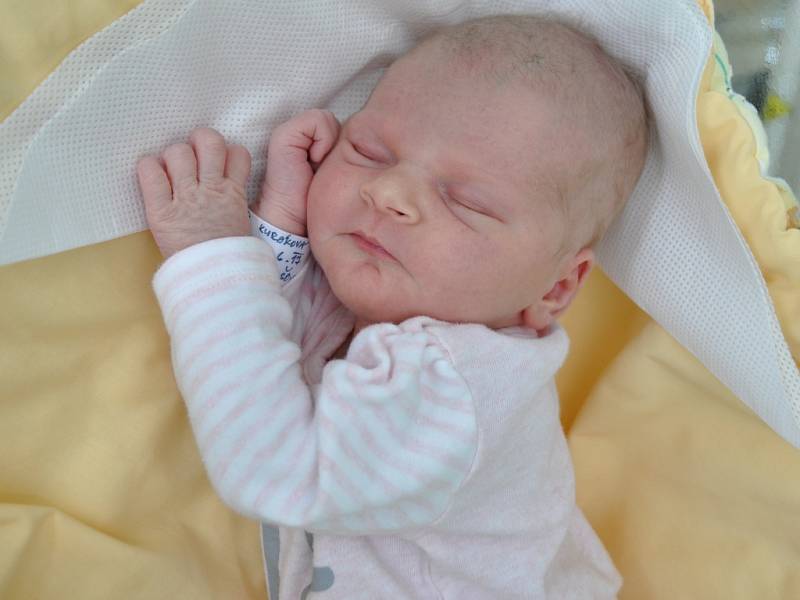 Marie Kuráková, Úlehle, 26.6. 2017 ve 13.33 hodin, 3200 g. Malá Marie je prvorozená.