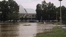 Strakonice - povodně 2002.