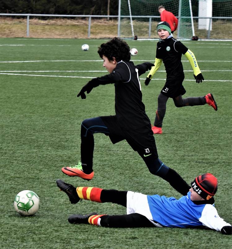 Přípravný fotbal U11: Junior Strakonice FK Příbram 10:9.