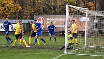 Fotbalová divize: Otava Katovice - Viktoria Mariánské Lázně 5:1 (1:0).