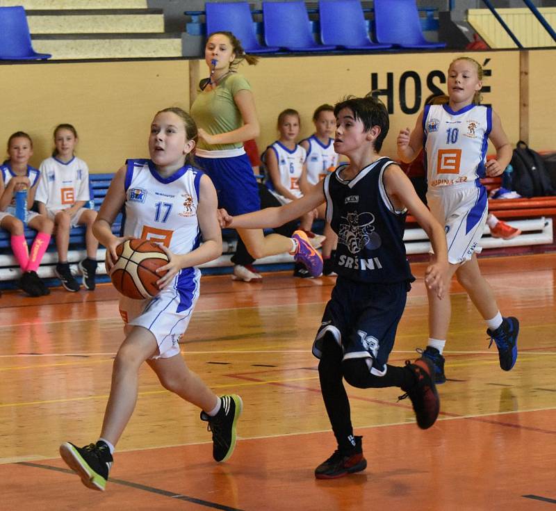 Basketbalové minidívky U11 Strakonic slaví další výhru.