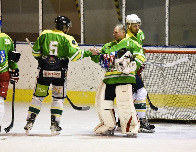 Hokejový OP Strakonicka: Drahonice - Katovice 6:6.