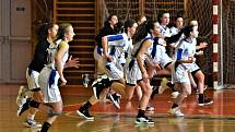 Strakonické basketbalistky U15 se přiblížily účasti na MČR. Ilustrační foto.