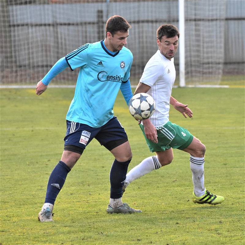 Fotbalový KP: Katovice - Jankov 2:1.