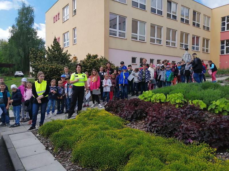 Odpoledne s Policií ČR v Radomyšli.