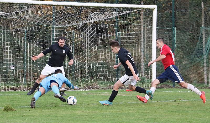 Fotbalová I.A třída. Strunkovice - Dolní Dvořiště 1:1 (1:0).