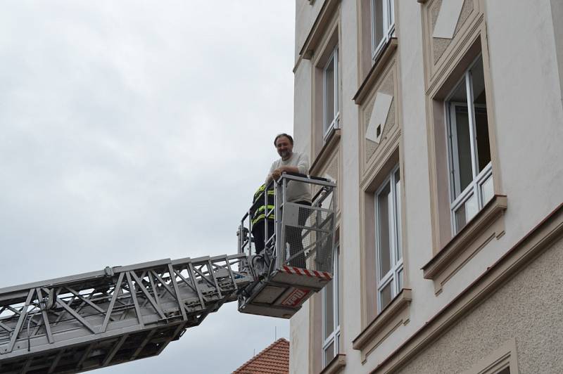 V základní škole ve Volyni hořelo. Naštěstí jen cvičně.