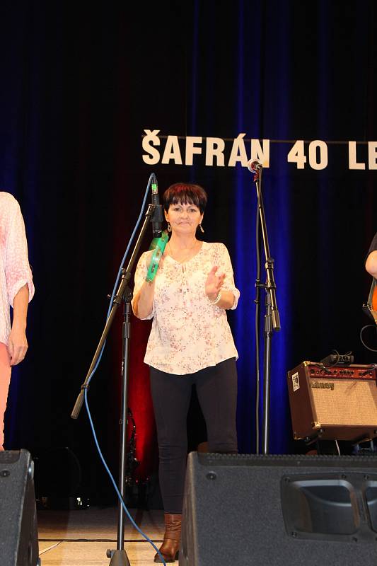 Skupina Šafrán oslavila 40 let existence.