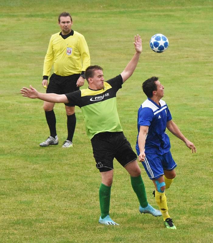 Fotbalová I.B třída: Osek - Čkyně 3:4.