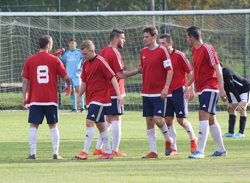 Fotbalová I.A třída. Strunkovice - Dolní Dvořiště 1:1 (1:0).