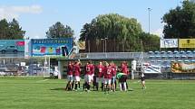 Pro Jakoubka hrály fotbal i výběry fanoušků Slávie a Sparty Praha.