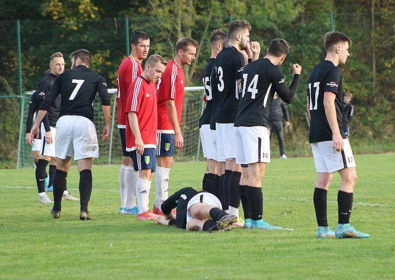 Fotbalová I.A třída. Strunkovice - Dolní Dvořiště 1:1 (1:0).