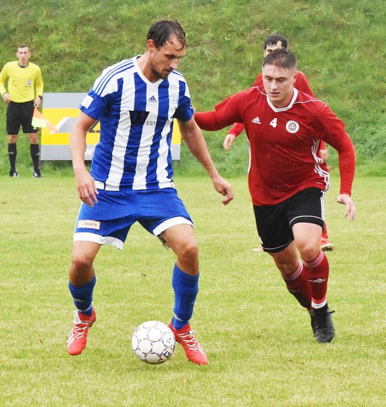 Fotbalová A třída: Sousedovice - Trhové Sviny 0:1.