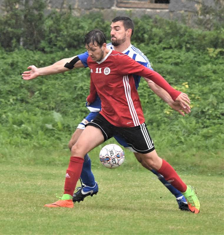 Fotbalová A třída: Sousedovice - Trhové Sviny 0:1.