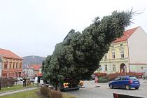 Vánoční strom ve Volyni.