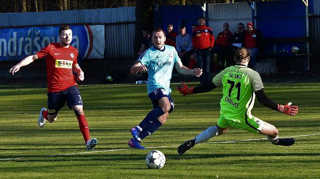 Fotbalový KP mužů: Katovice - Čimelice 1:2.