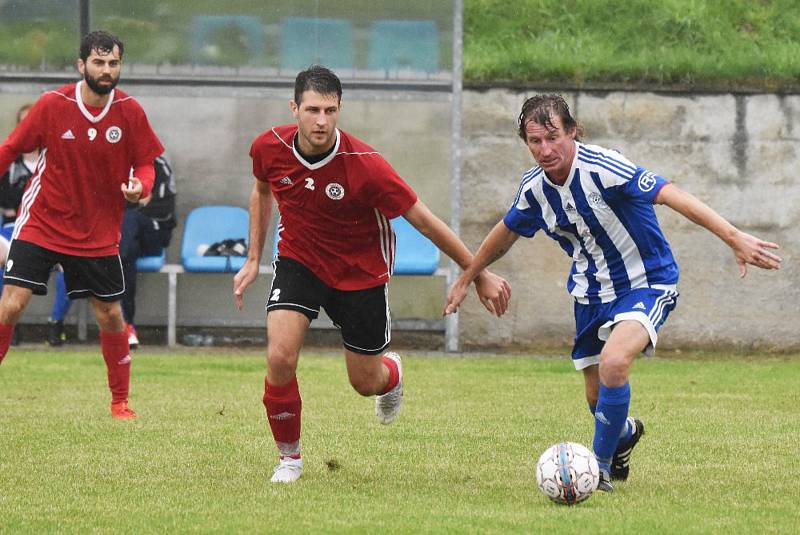 Fotbalová A třída: Sousedovice - Trhové Sviny 0:1.