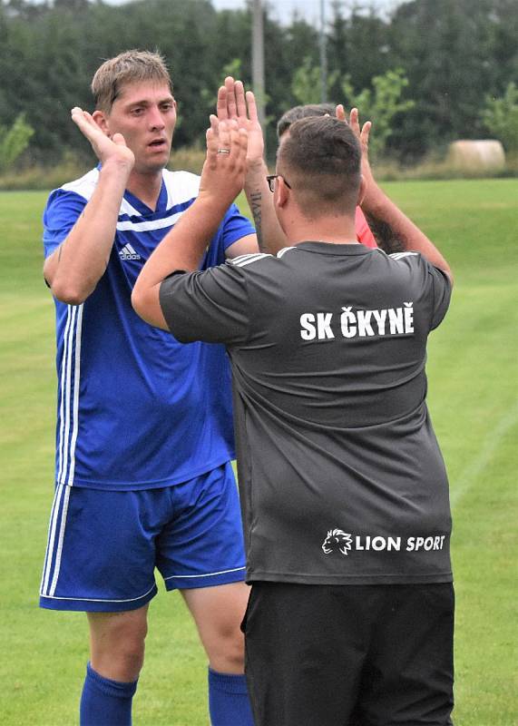 Fotbalová I.B třída: Osek B - Čkyně 1:4.