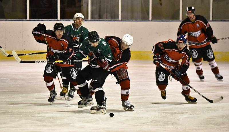 Hokejová KL: HC Strakonice - Slavoj Č. Krumov 6:3 (2:2, 3:0, 1:1).