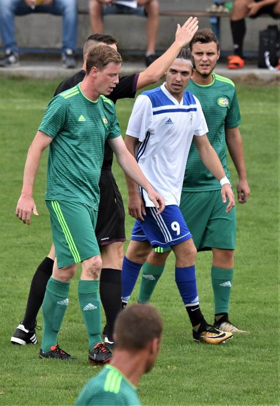 Fotbalová I.A třída: Vodňany - Prachatice 3:3. Foto: Jan Škrle