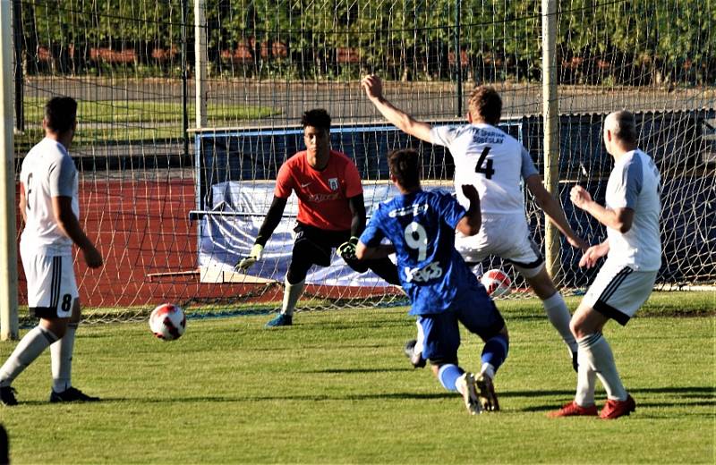 Fotbalová divize: Soběslav - Katovice 3:0 (2:0). Foto: Jan Škrle