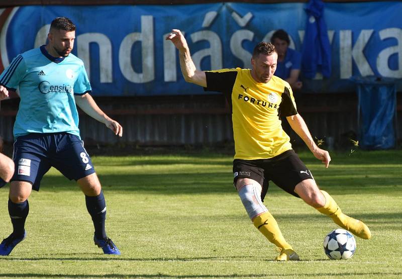 Fotbalový krajský přebor: Katovice - Lom u Tábora 4:0.