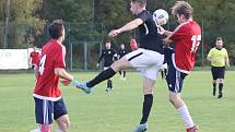 Fotbalová I.A třída. Strunkovice - Dolní Dvořiště 1:1 (1:0).