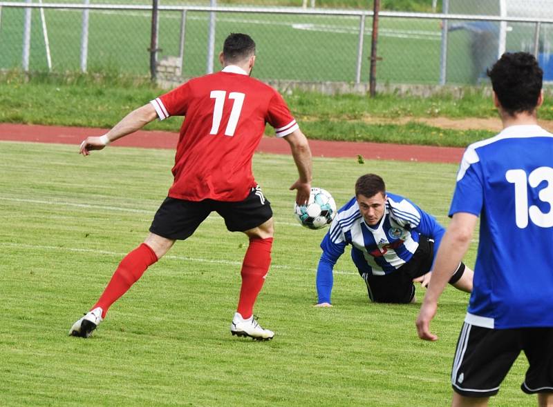 Fotbalová KP: Blatná - Prachatice 1:1 (1:0).