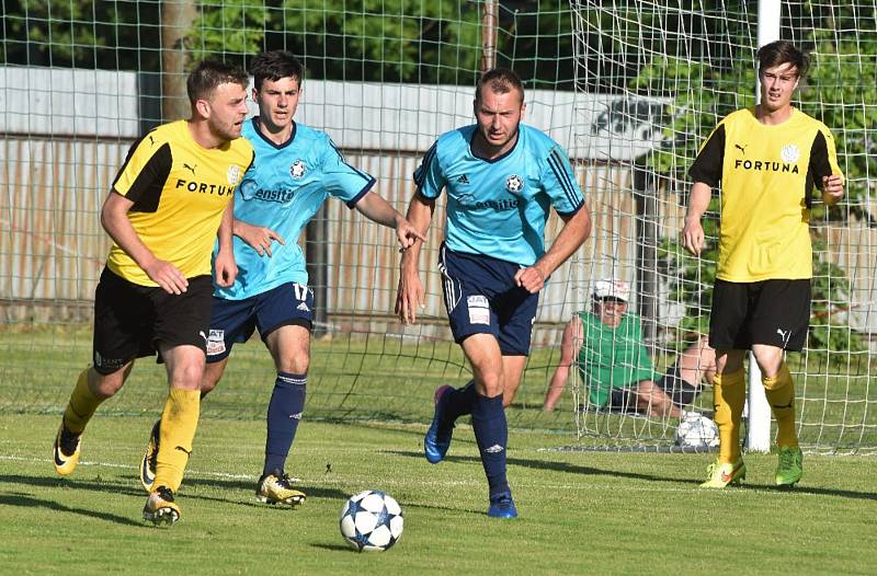 Fotbalový krajský přebor: Katovice - Lom u Tábora 4:0.