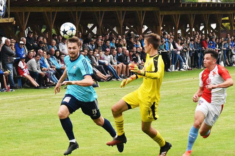 Před rokem Katovičtí remizovali se Slavií Praha U19 divokým výsledkem 7:7.