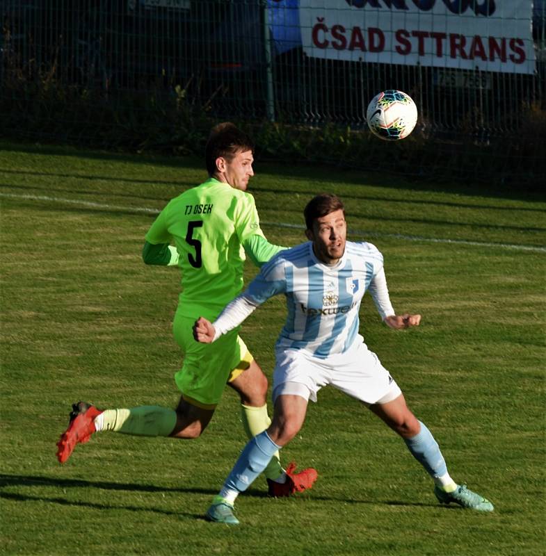 Fotbalový KP: Osek - Olešník 2:1.