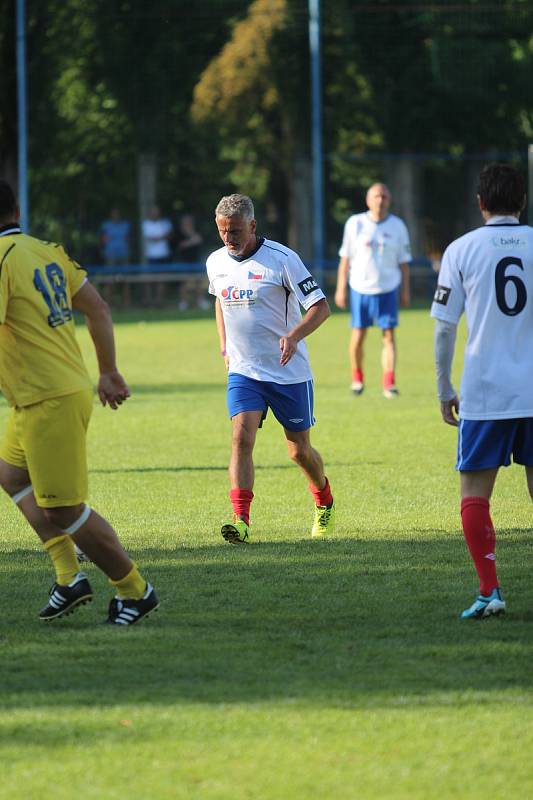 Z utkání Strakonice ČFL - Internacionálové 4:5 (penalty 5:4).