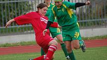 Blatenská ženy (v zeleném) si v derby 5. kola III. ligy poradily s Táborem, vyhrály jasně 5:0.