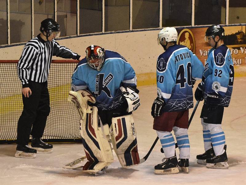 Hokejový OP Strakonicka: Katovice - Drahonice 5:5.