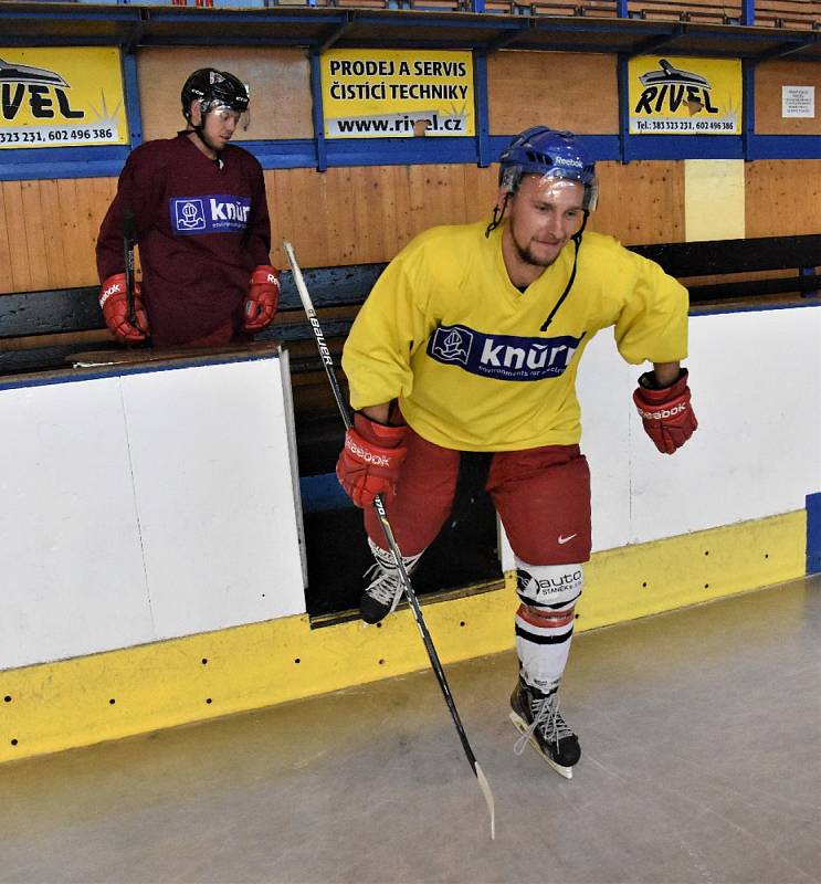 Strakoničtí hokejisté se již připravují na novou sezonu na ledě.