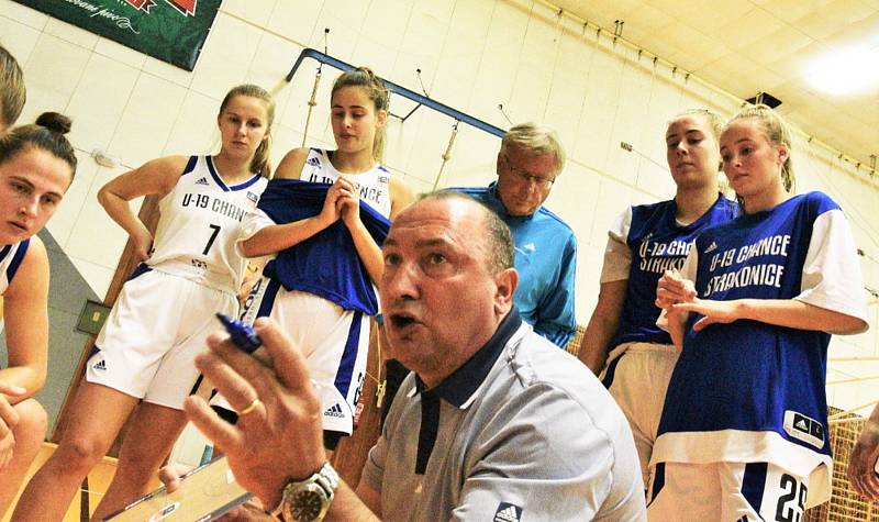 Strakonické basketbalistky těsně padly v Benešově na Slovance. Ilustrační foto Jan Škrle