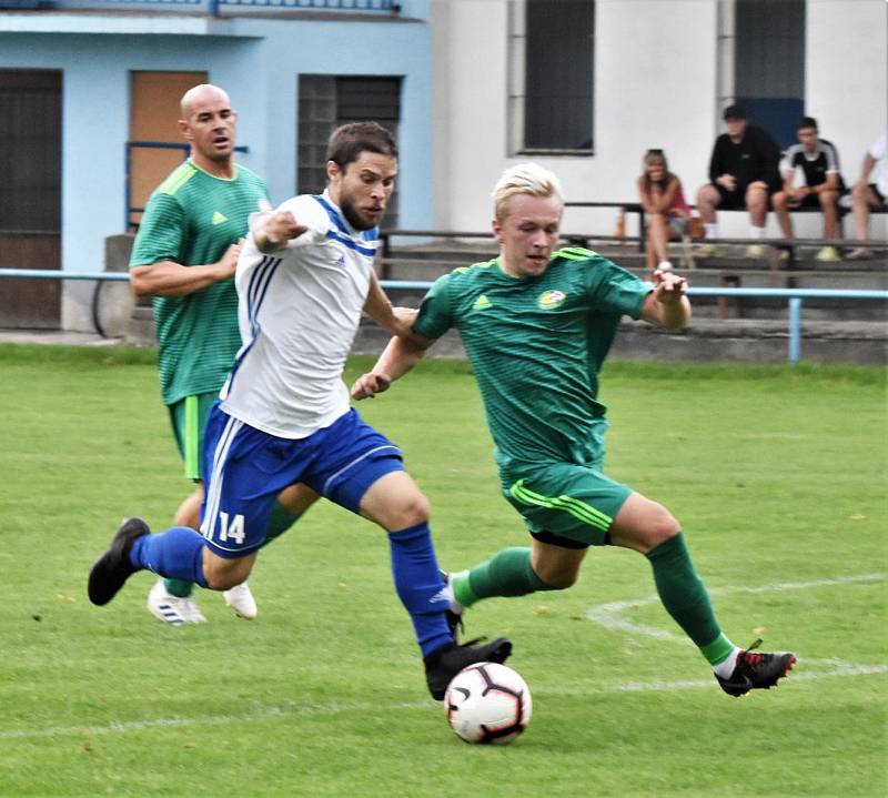 Fotbalová I.A třída: Vodňany - Prachatice 3:3. Foto: Jan Škrle