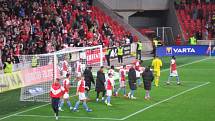 Fanoušci Slavie opět vyrazili do Edenu. Odvezli si i ocenění.